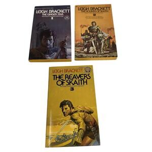 Vintage Leigh Brackett Skaith #1-3 paperbacks EXCELLENT PREOWNED CONDITION